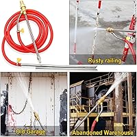 Vista 7 de Pressure Washer Sandblasting Kit, 5000 PSI Wet Sandblaster Attachment, Power Washer Sandblasting with Replacement Ceramics Nozzle, 1/4 Inch Quick