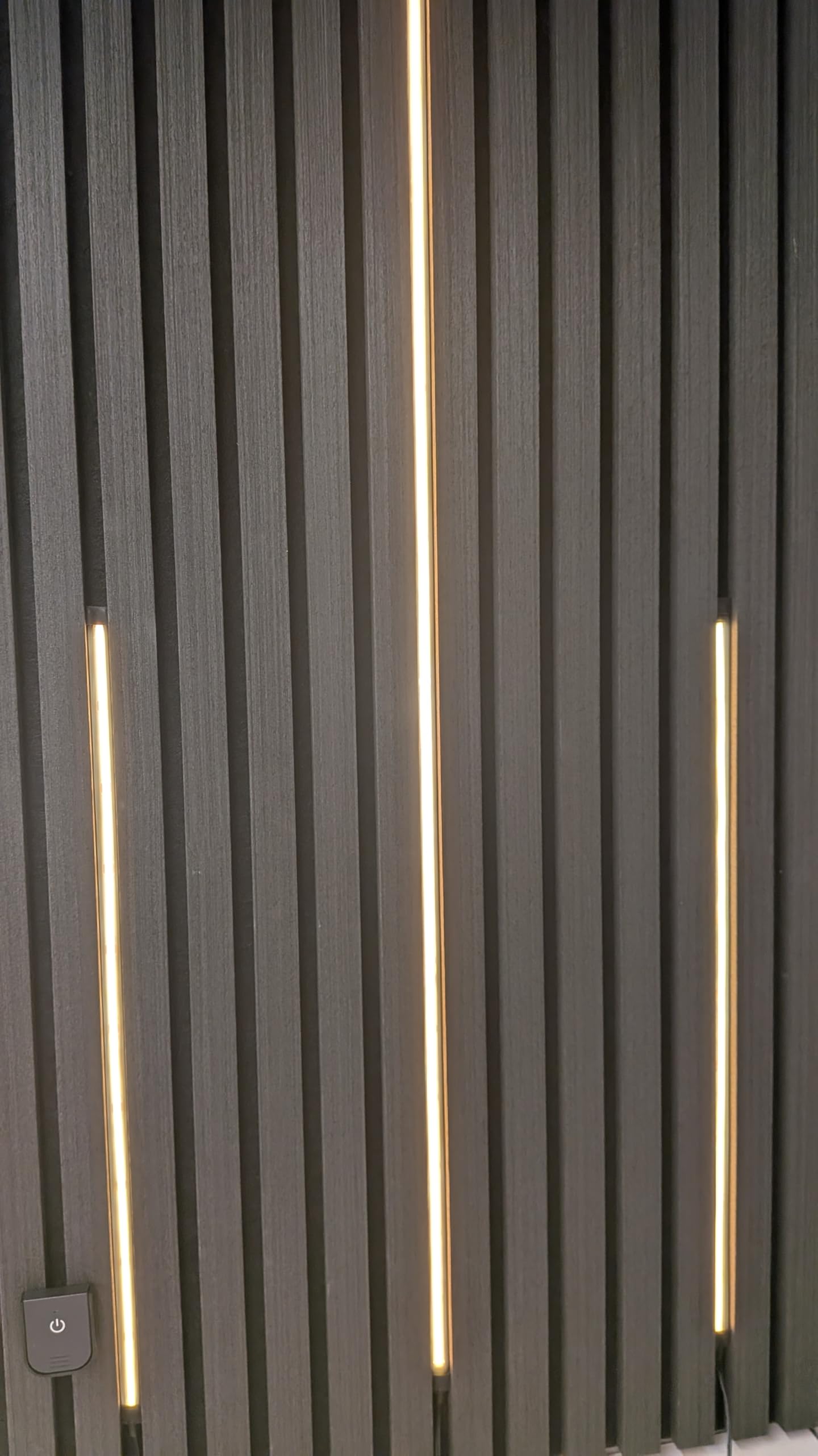 Illumino Lighting Invisible Acoustic LED Wall Panels Lights | Plug and Play | Remote Control (x4 LED Strip, 0.5 Metres)
