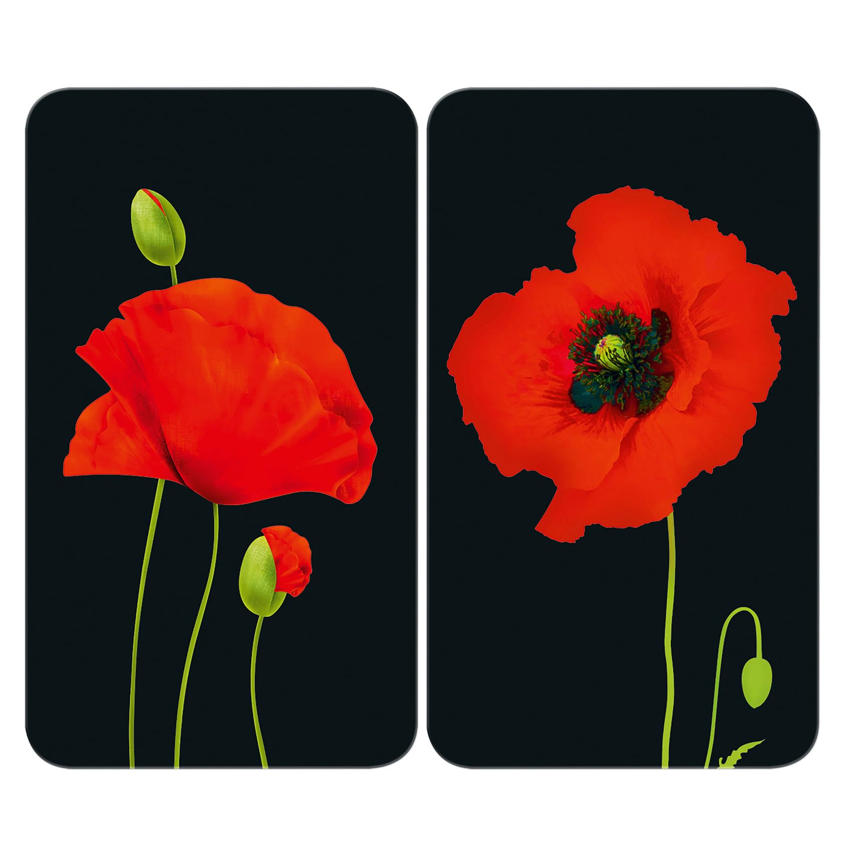 WENKO Plaque de Recouvrement Universelle Mod. Coquelicot