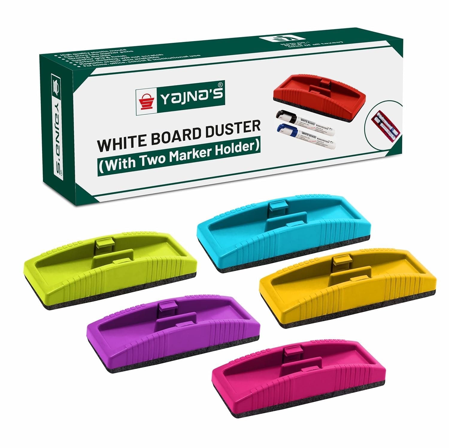 See full amazon price history chart for YAJNAS Non Magnetic Whiteboard Duster & Markers | Set of 5 | Assorted Ink Colours Markers for School & Office Stationery Items Markers & Duster, Ideal for Office, School, Home YAJNAS Non Magnetic Whiteboard Duster & Markers | Set of 5 | Assorted Ink Colours Markers for School & Office Stationery Items Markers & Duster, Ideal for Office, School, Home (B08BKQ3FJY) Amazon Price History, Amazon Price Tracker