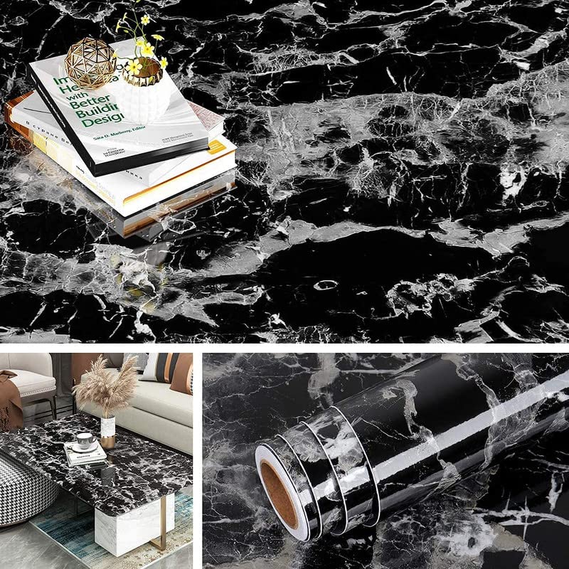 MANEAA ENTERPRISES Silver Shades Glossy Marble Self Adhesive Wallpaper for Almirah, Floor, Tabletop, Wall, Fridge,Door Decorative Furniture Interior (50 Squarefeet) (B0B1QL9W83) Amazon Price History, Amazon Price Tracker