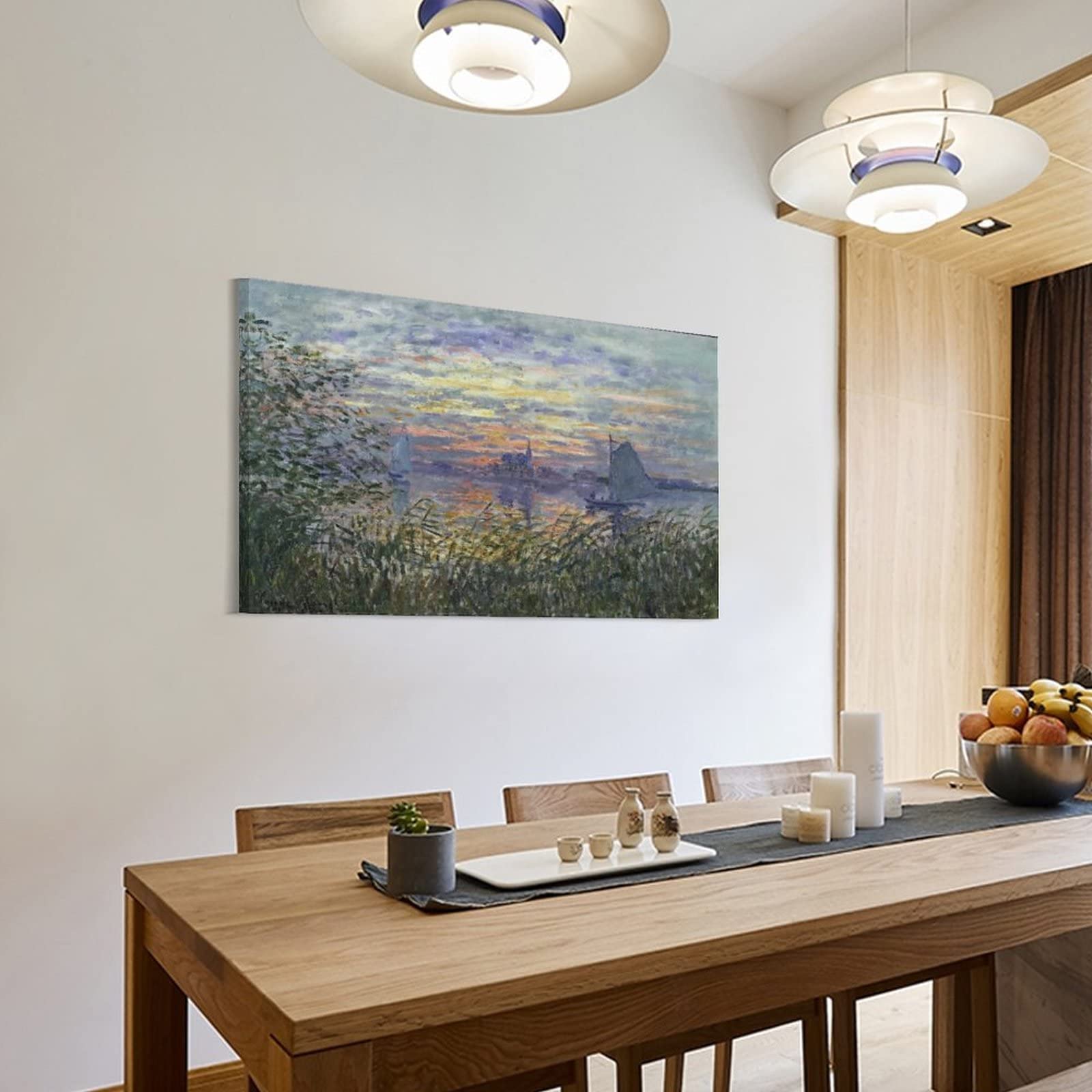 ★ ❣️送料無料❣️MONET ポスター Amazon.co.jp: 絵画風 壁紙ポスター（はがせるシール式）【フル