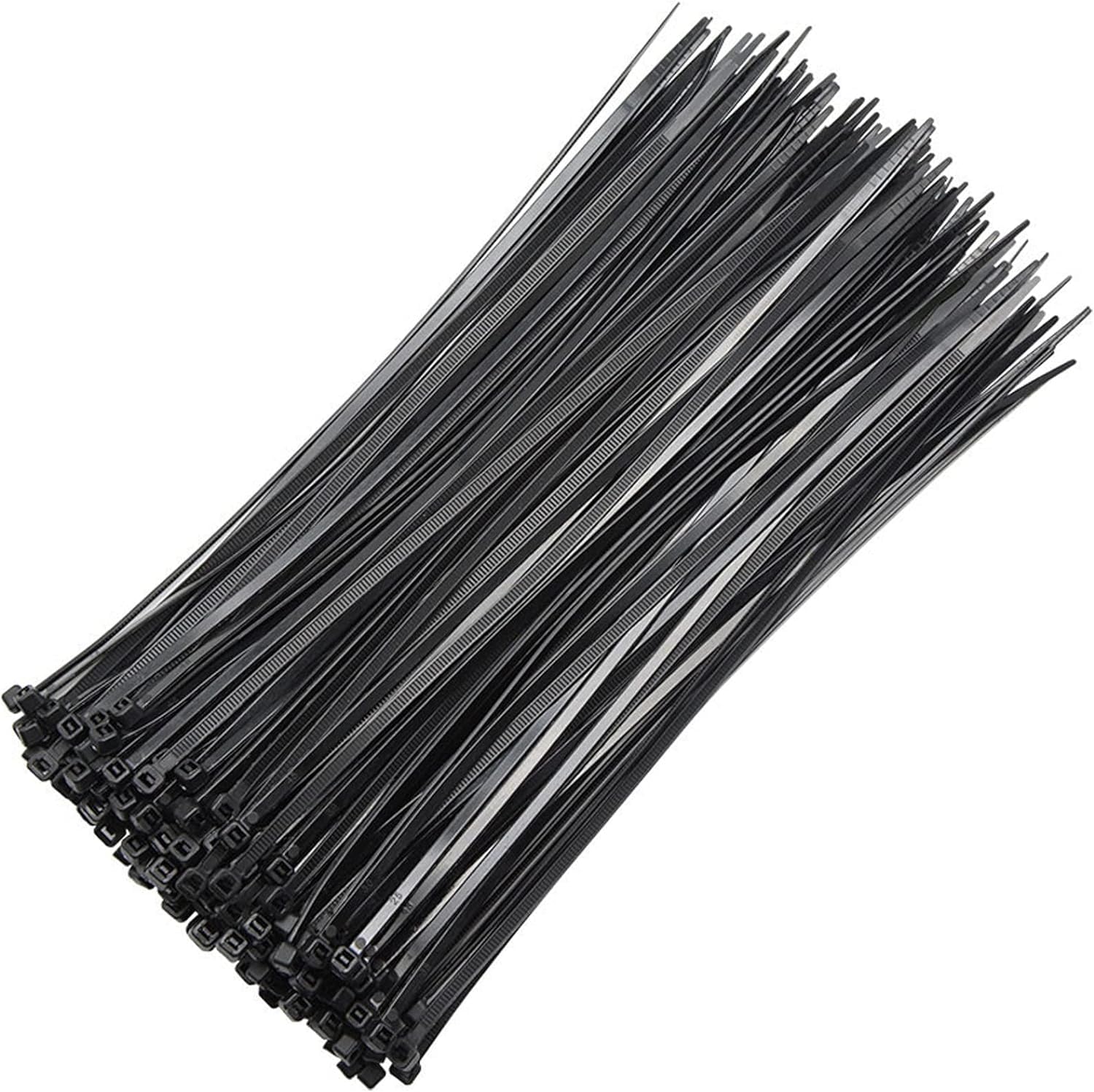 Black Zip Ties,4 Inch Zip Ties 1000 Pack Cord Ties for Electronics Self-Locking Wire Tie Wraps,Heavy Duty Heat Resistant Cable Management for Home Office (Black, 4 inch)