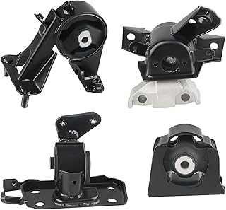 JDMON 4Pcs Engine Motor & Transmission Mount Kit Replacement for Toyota RAV4 2.4L 2006 2007 2008 Compatible with A62012, A62069, A62049HY, A62083HY, A62050, A62064