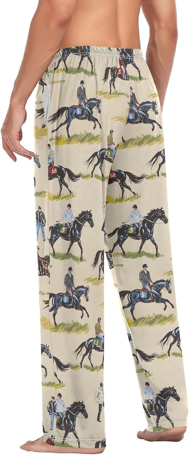 ALAZA Halloween Skull Pajama Pants for Men Funny, Mens Sleep Lounge Pants Pajama Bottoms Lightweight - Image 4