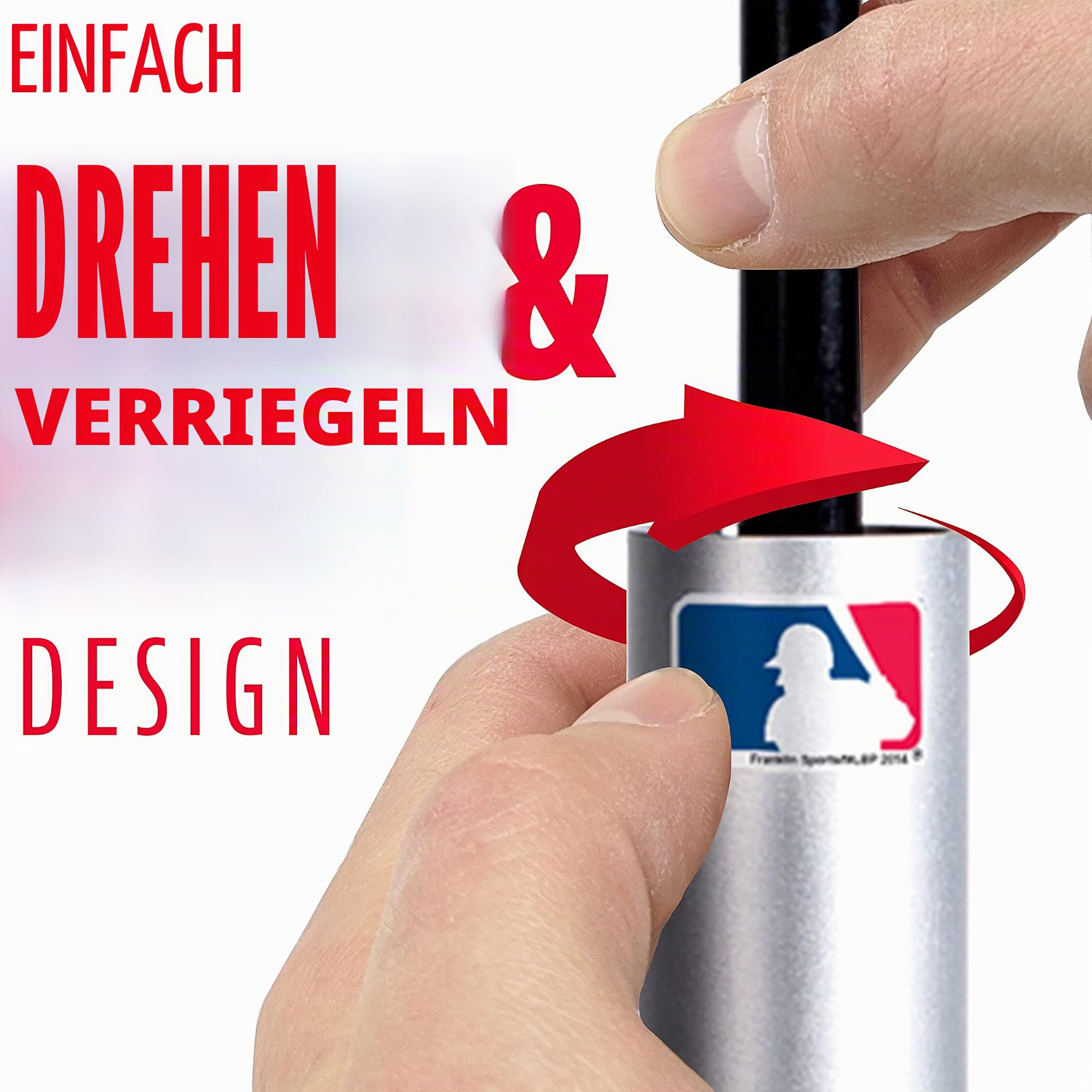 Franklin Sports Baseball Softball Batting T-Shirt - MLB Pro Porta Hitting Tee - Wearable Gewichtetes Schlagtraining-Shirt + Verstellbares Softball-Shirt