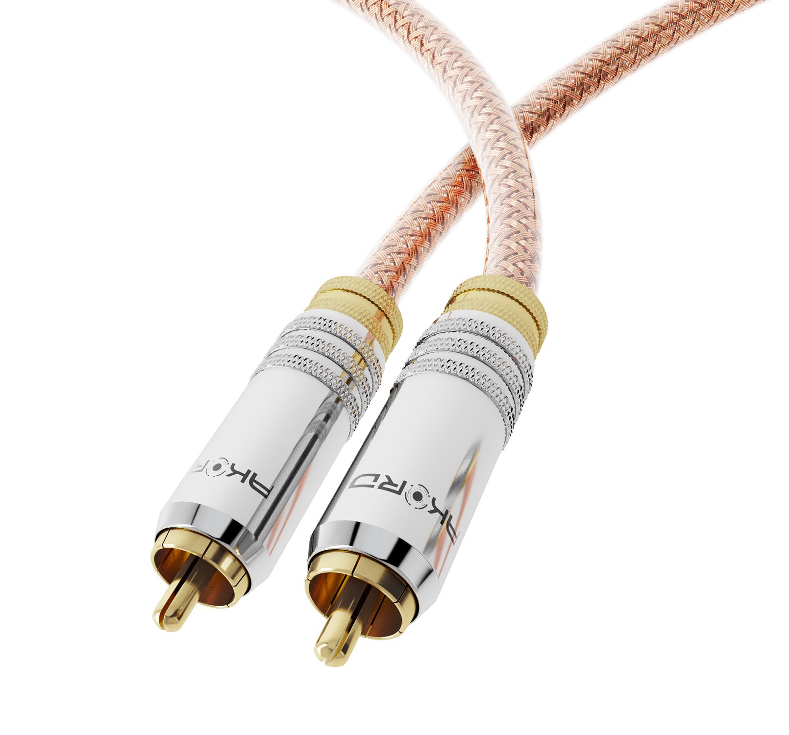 Akord Premium 5 m Digital Coaxial Audio Lead Phono Cable with SPDIF Gold RCA Connector for Surround Sound/Dolby/DTS