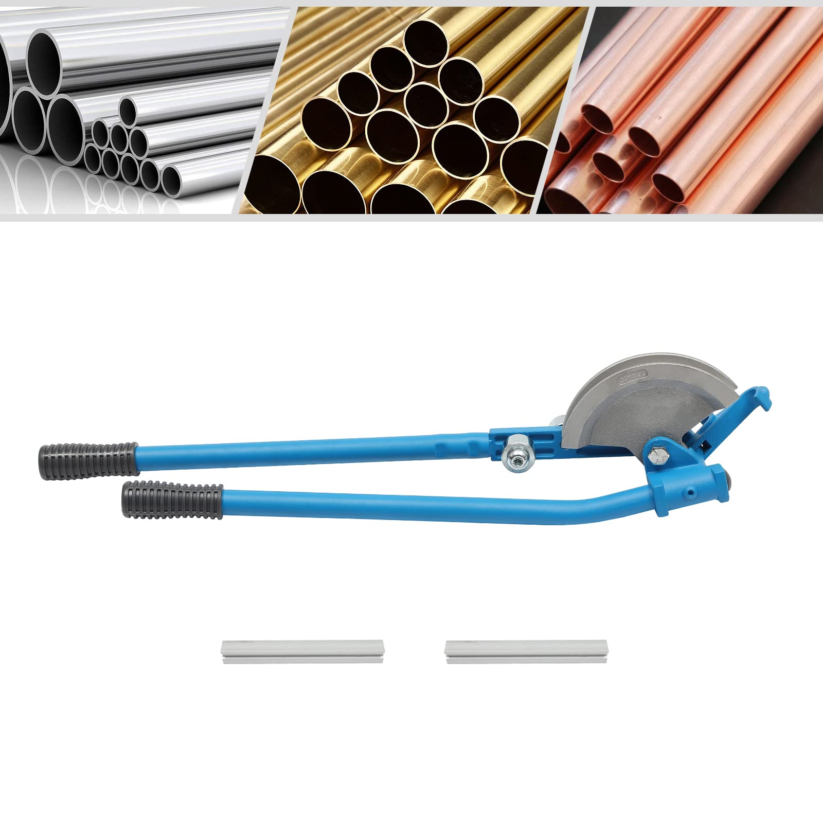 15mm/22mm Rohrbiegegerät, von Kupferrohren und Bremsleitungen, Rohrbiegewerkzeug, 0-90° Grad Rohrbiegegerät für Rohre aus Kupfer Aluminium und weichem Metall
