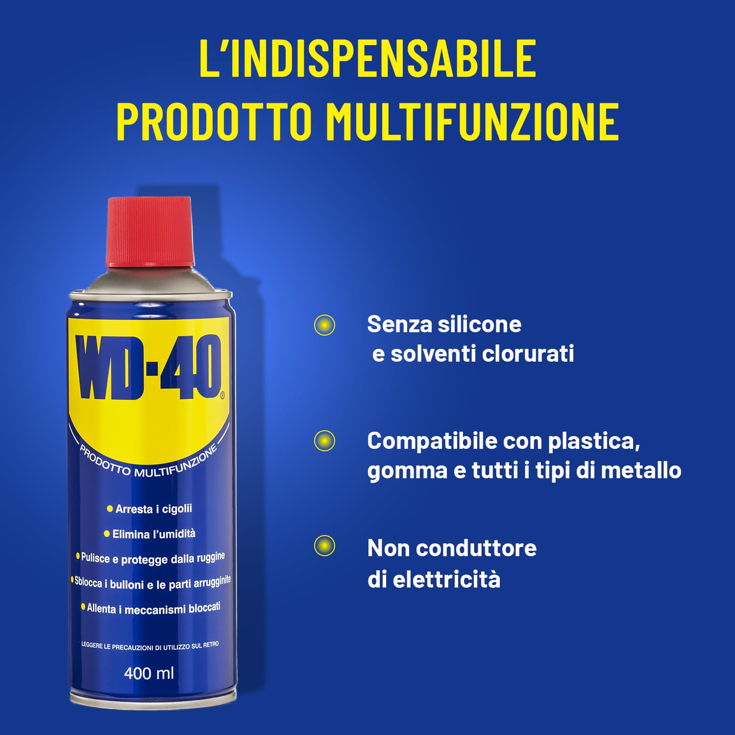 WD-40, multifunktionales Schmiermittel., 400 ml, braun, 6