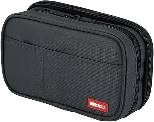 Miniatura 38 de LIHIT LAB Estuche de lápices con triple cremallera de gran capacidad para escuela, oficina, universidad, gran capacidad, 8 compartimentos, bolsa de