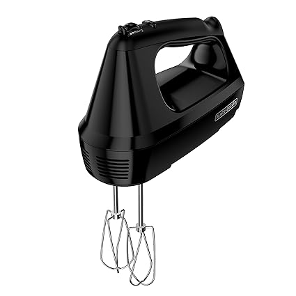 Black & Decker MX3200B 250W Hand Mixer (Black)