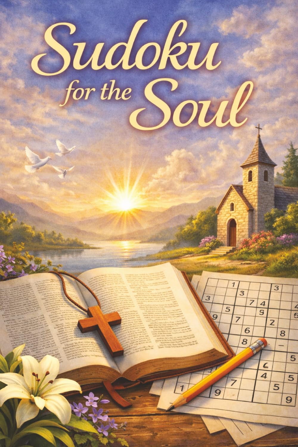 Sudoku for the Soul: Sudoku Puzzles for Relaxation and Quiet Focus | 6x9 Inches, 110 Pages | 50+ Puzzles | Solutions Included