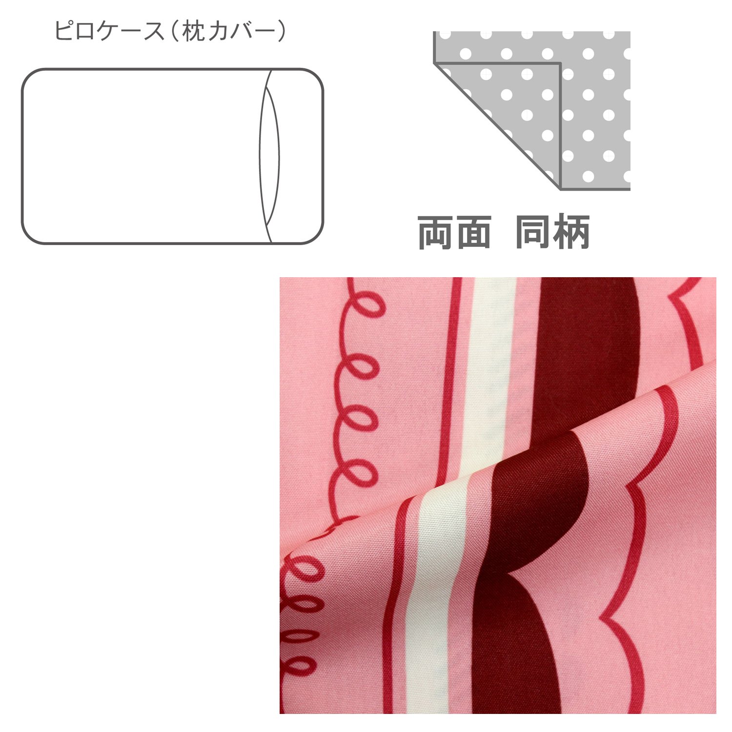Amazon｜メリーナイト カバーリング3点セット 布団用 「波ボーダー