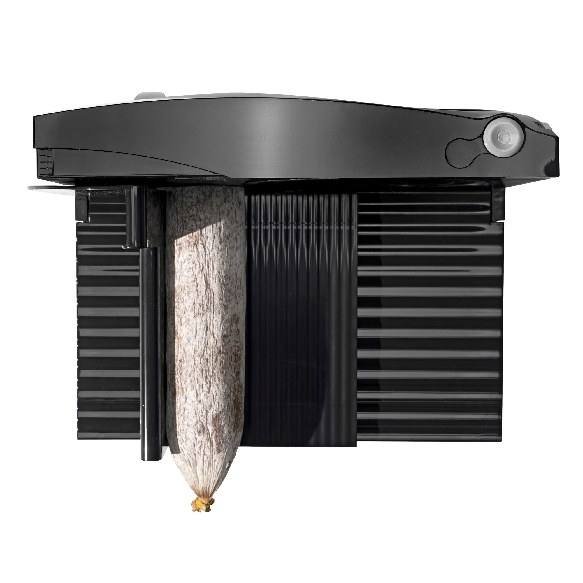 EUREL RS42 - Cortafiambres (fabricado en Europa, plegable, ahorra espacio, 170 mm de diámetro, hoja de acero inoxidable 2 en 1, ajustable de 0 a 17 mm, sin BPA, 100 W)