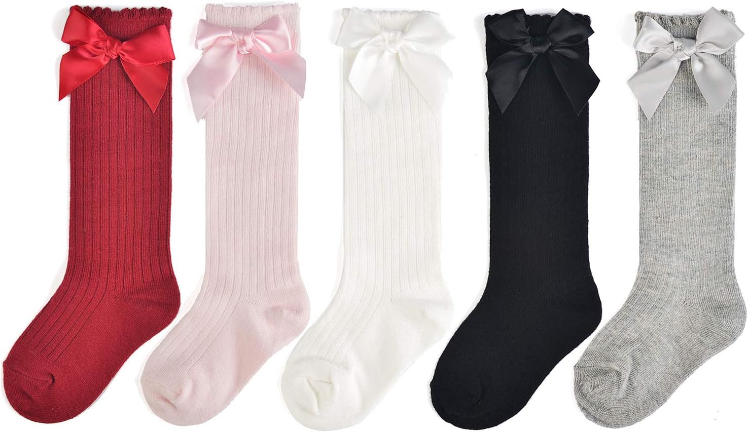 baby knee highs with bow