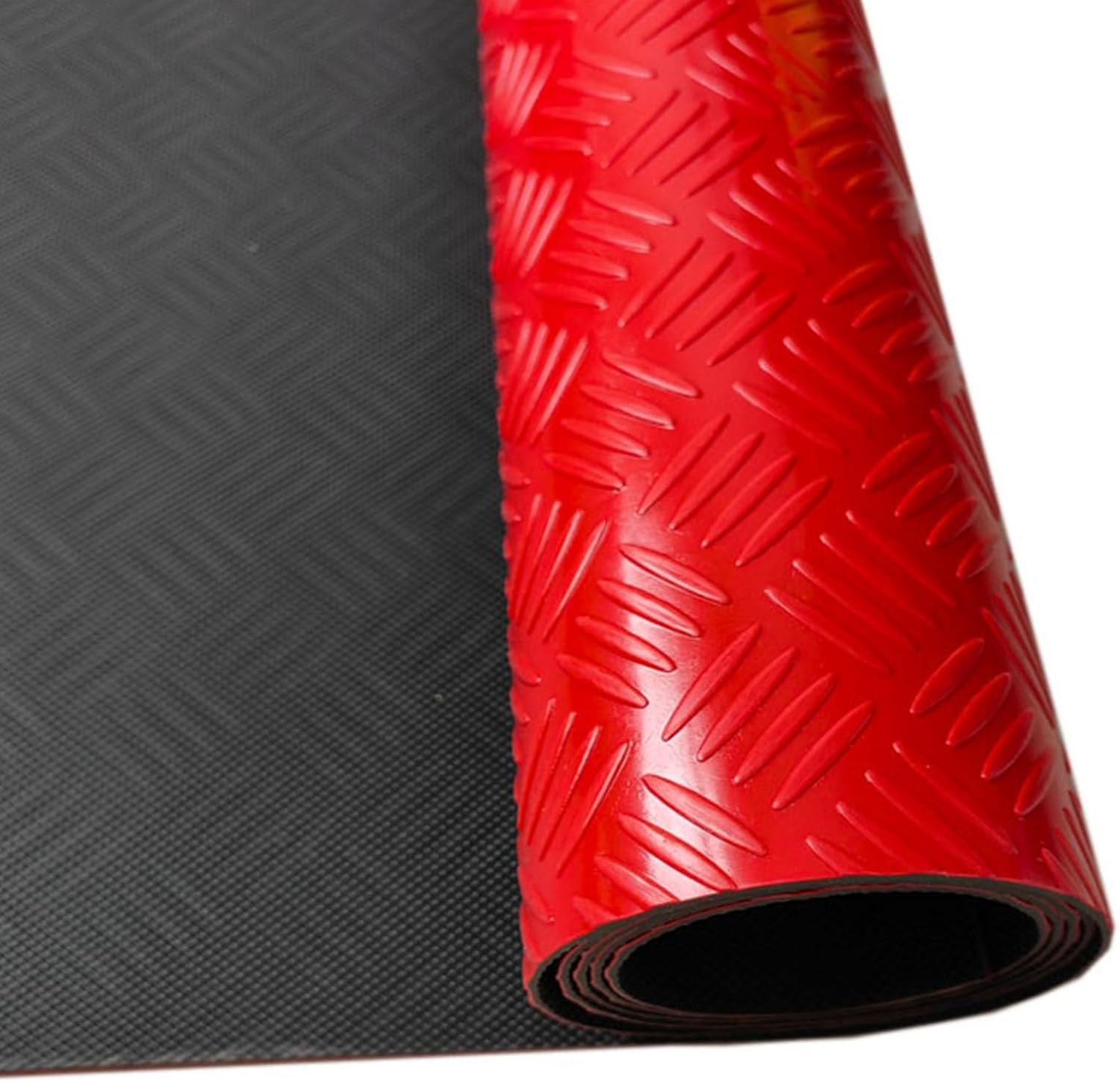 Amazon.com: Innovz Garage Rubber Flooring Roll Embossed Diamond ...