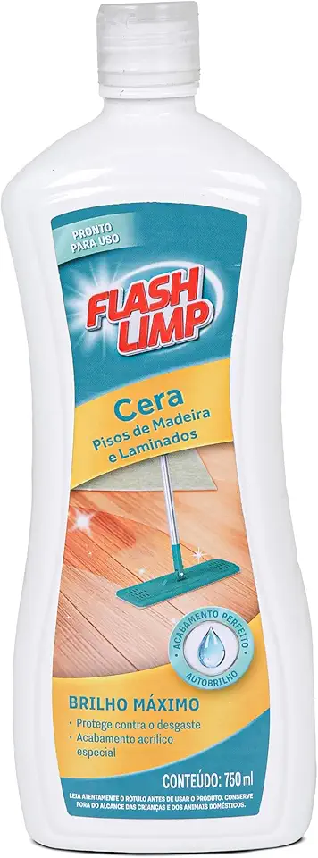 Flash Limp - Cera Para Pisos De Madeira E Laminados 750ml - SAN2642