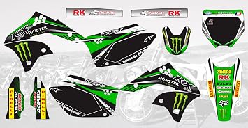 5299 Mx Motocross Dirt bike Decals Stickers Graphics kit for Kawasaki Kxf 250 2006 2007 2008