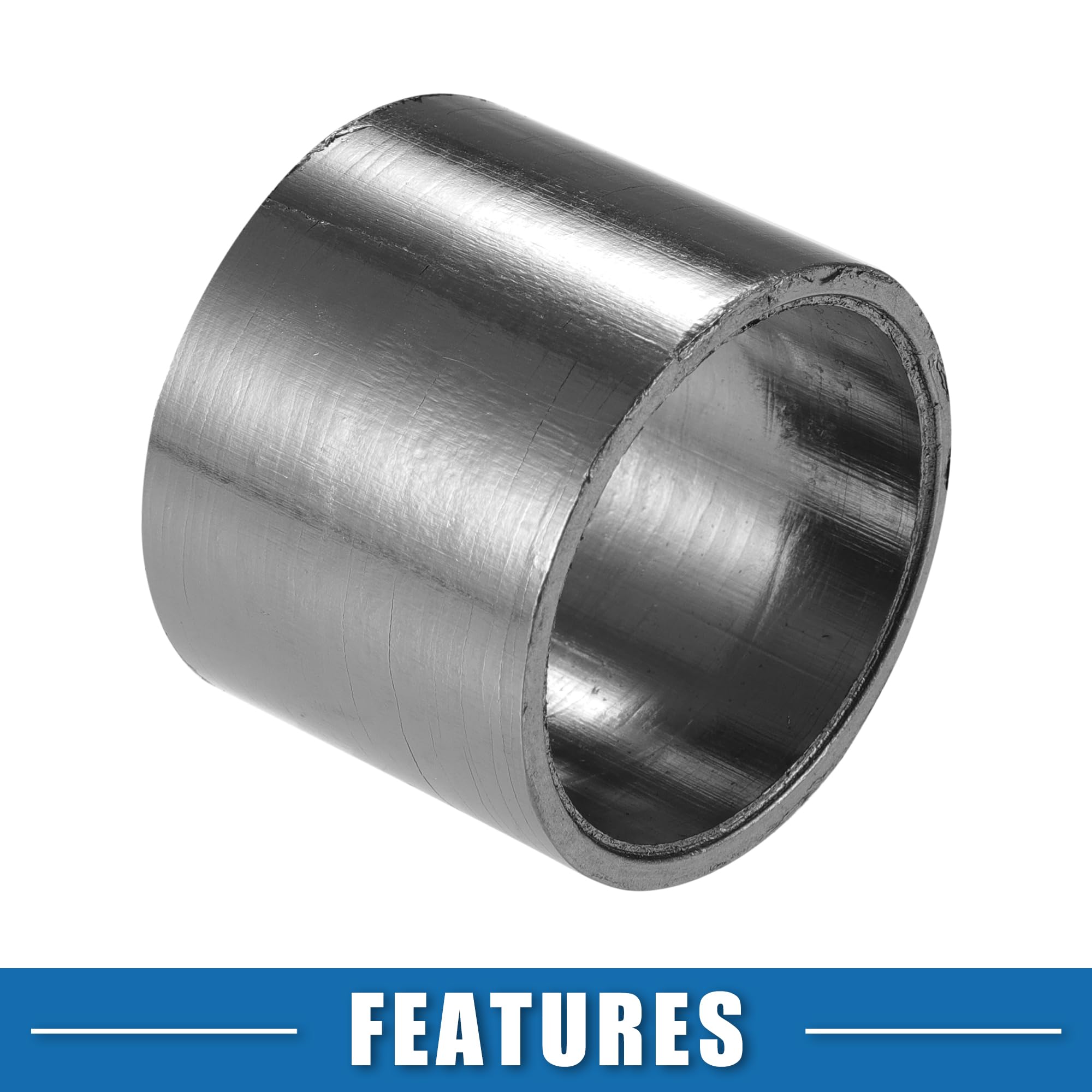 A ABSOPRO Guarnizione per tubo di scarico per motocicletta, diametro esterno 45 mm, anellos di tenuta silenziatore (set di 2)