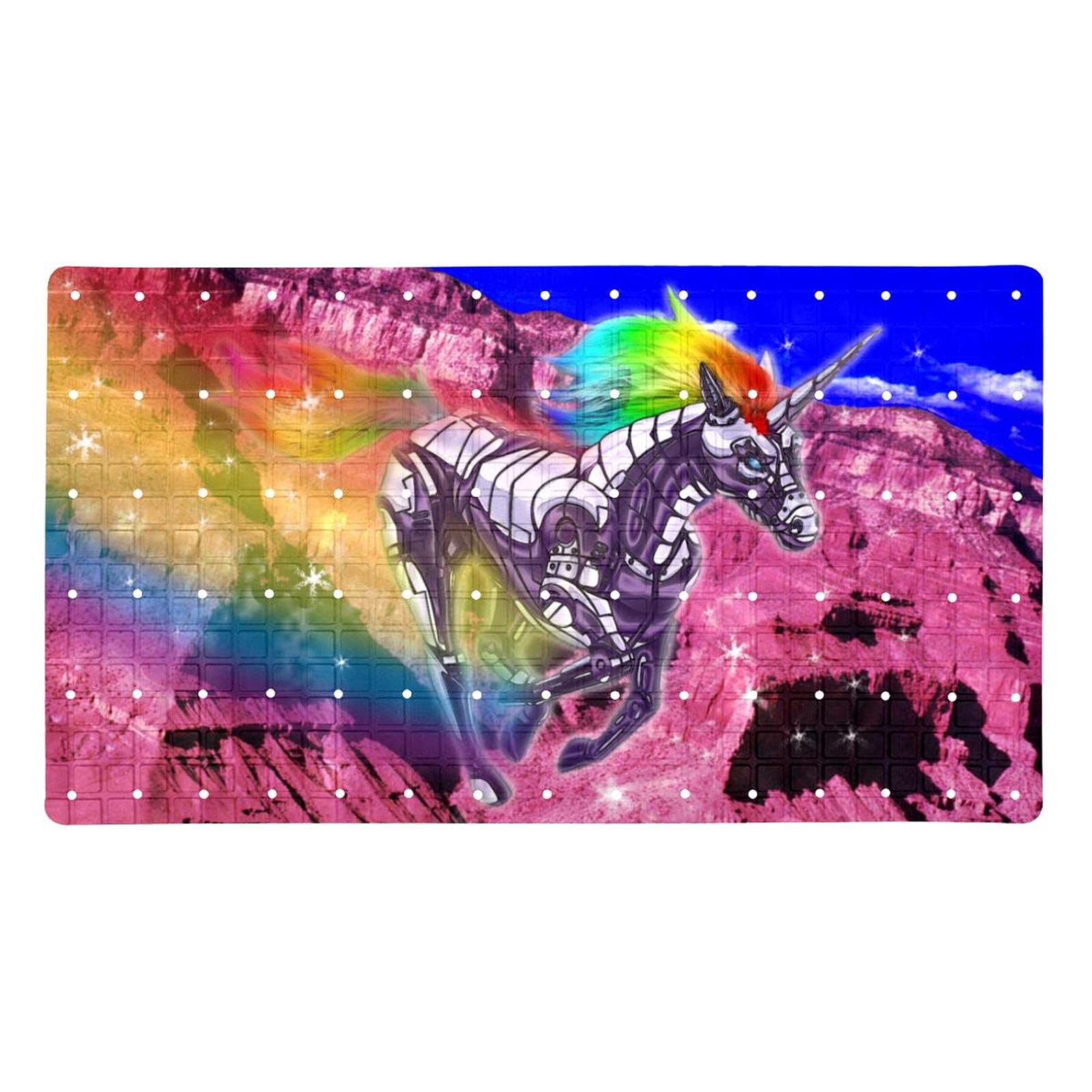 Tapis de bain licorne pour baignoire sécurisée lors de la douche des enfants