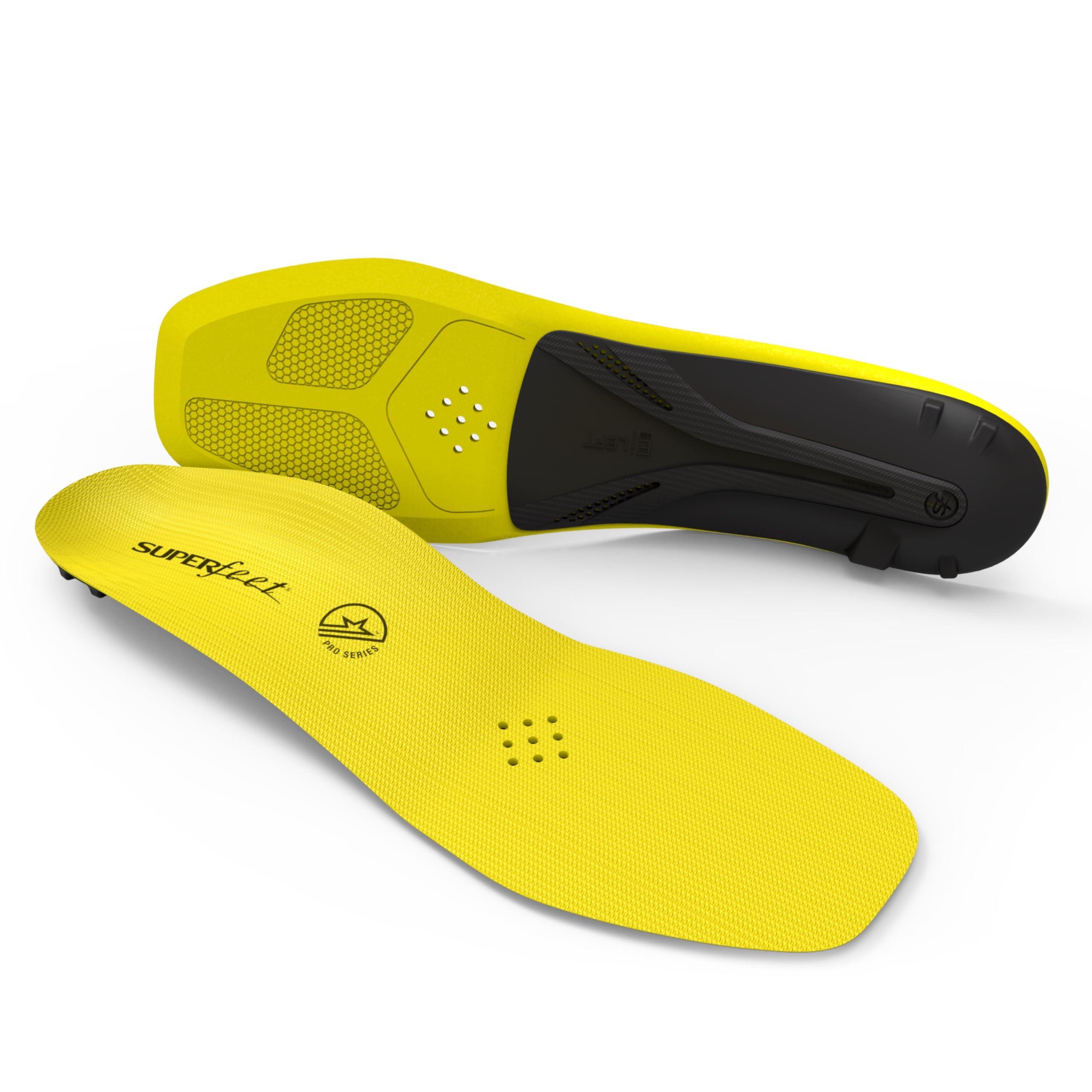 superfeet Carbon Pro Hockey Suelas internas para zapato para Unisex adulto, Amarillo, Skate 7 - 8