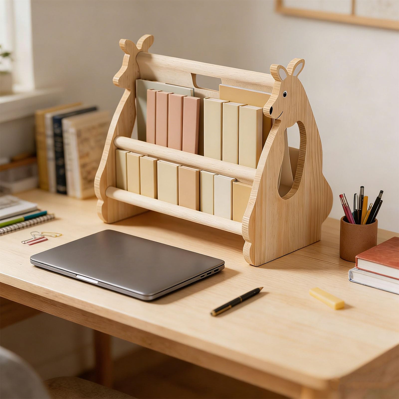 Organizzatori libri per bambini con strati spaziosi e bordi arrotondati ideali per l ' agenda dei libri dei lettori