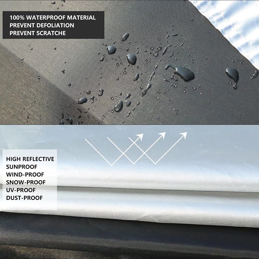 Coverado Car Cover Waterproof All Weather 210D Lightweight Full Exterior Covers Snow Wind Sun UV Protection Outdoor Car — view 2
