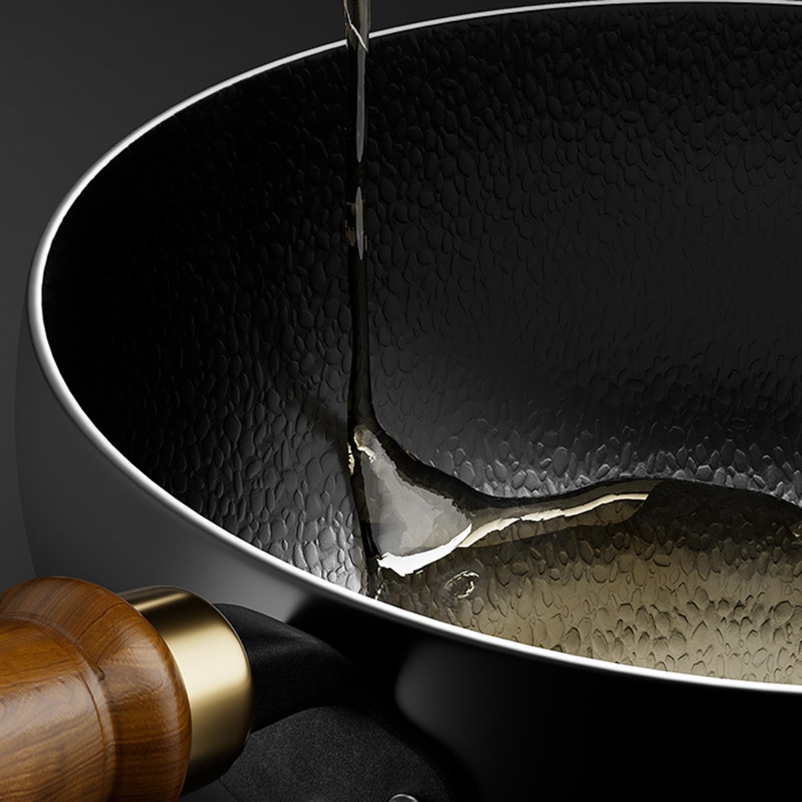 Saucentopf Eisentopf mit Holzgriff Kochgeschirr für alle Herdarten Suppe | Küchen Kochtöpfe Deckel Für Zuhause Restaurant Wohnung Kochgeschirr Suppe, Meeresfrüchte und Brühe