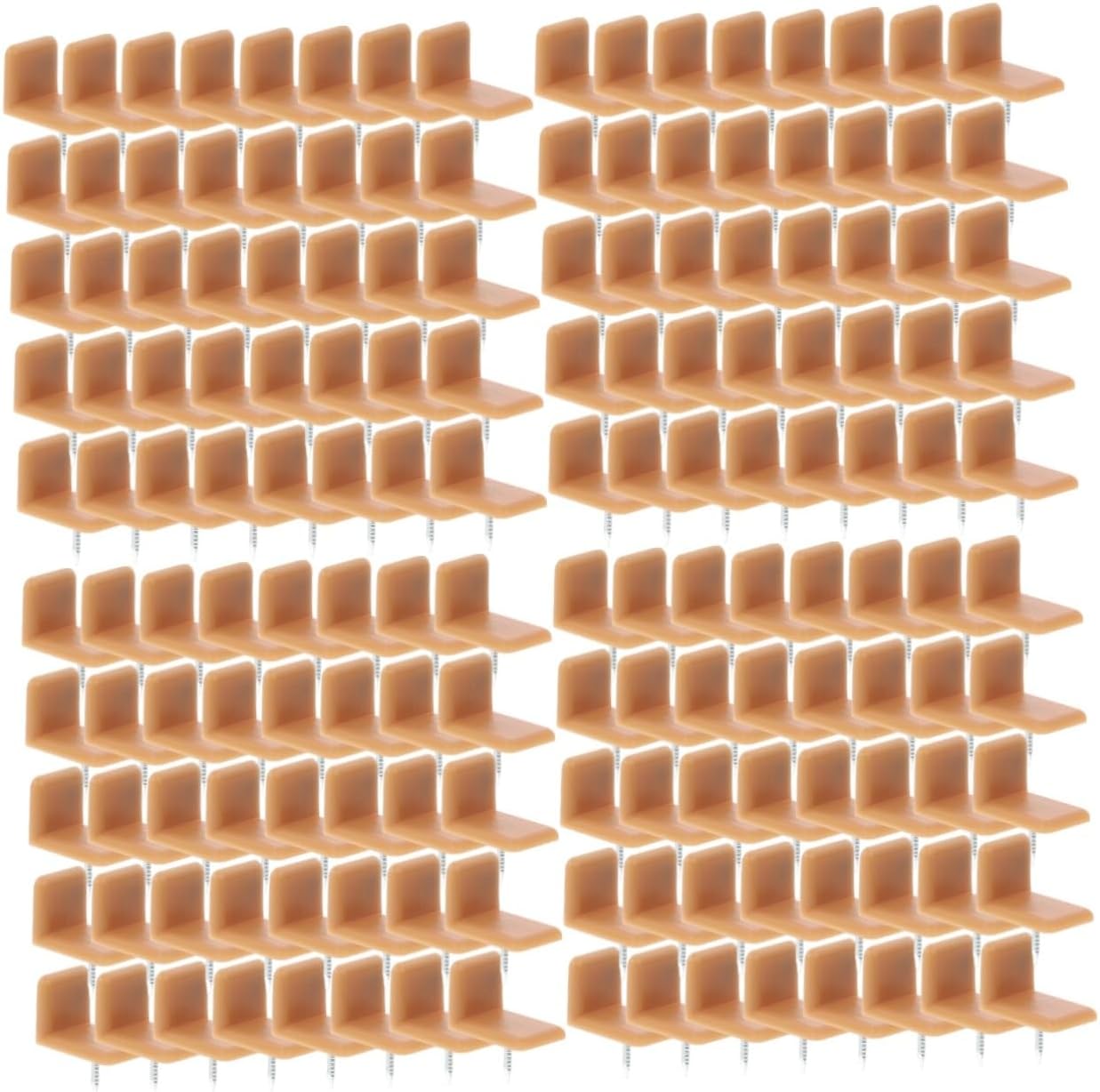 POPETPOP 160pcs Glide Furniture Sliders Easy Install Chair Feet Protectors for Smooth Movement and Reduced Friction Suitable for Wardrobe and Vanities -Shaped