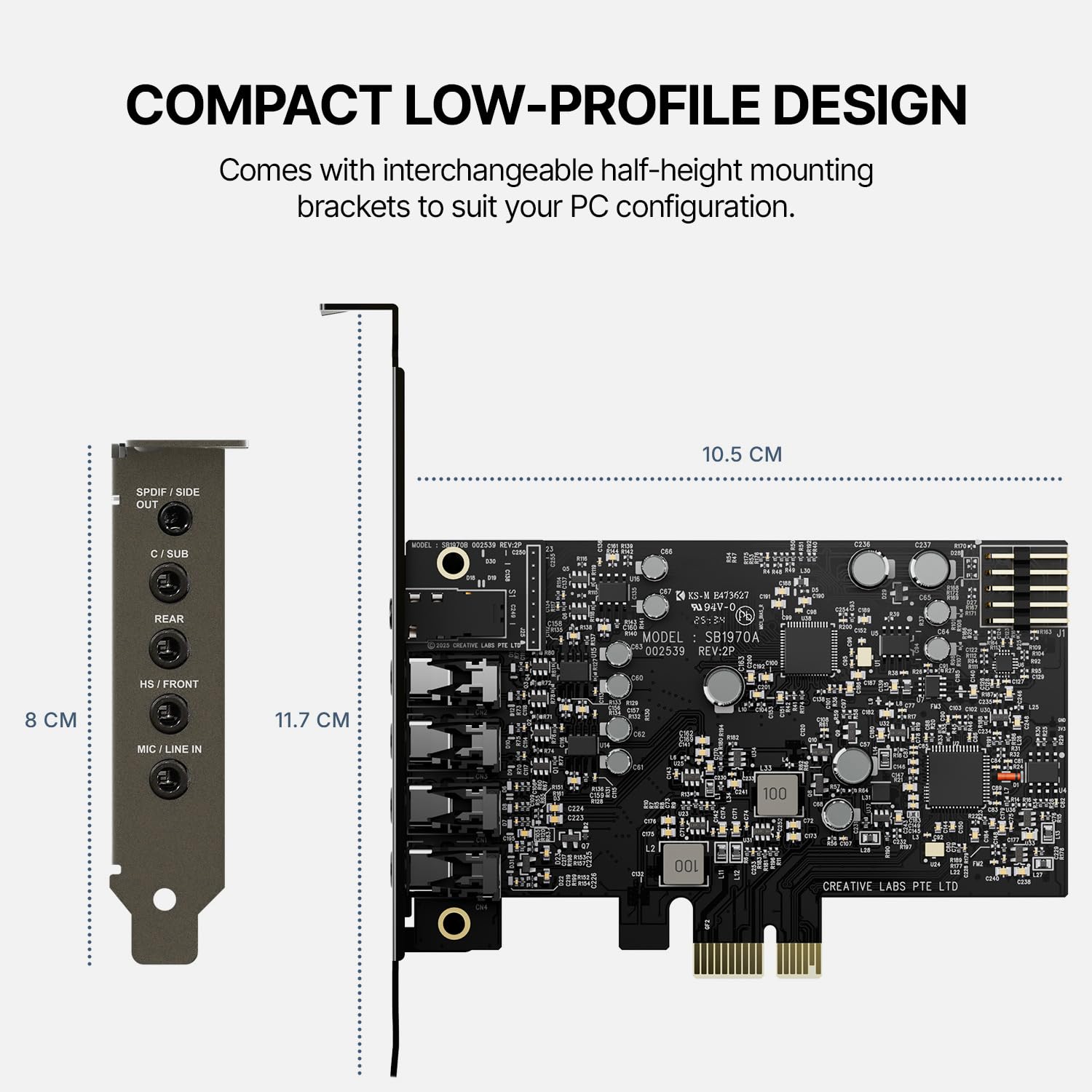 Creative Sound Blaster Audigy FX PRO Hi-RES PCI-e Scheda Audio con 7.1 Surround Premium e Virtuale, e AutoEq per PC
