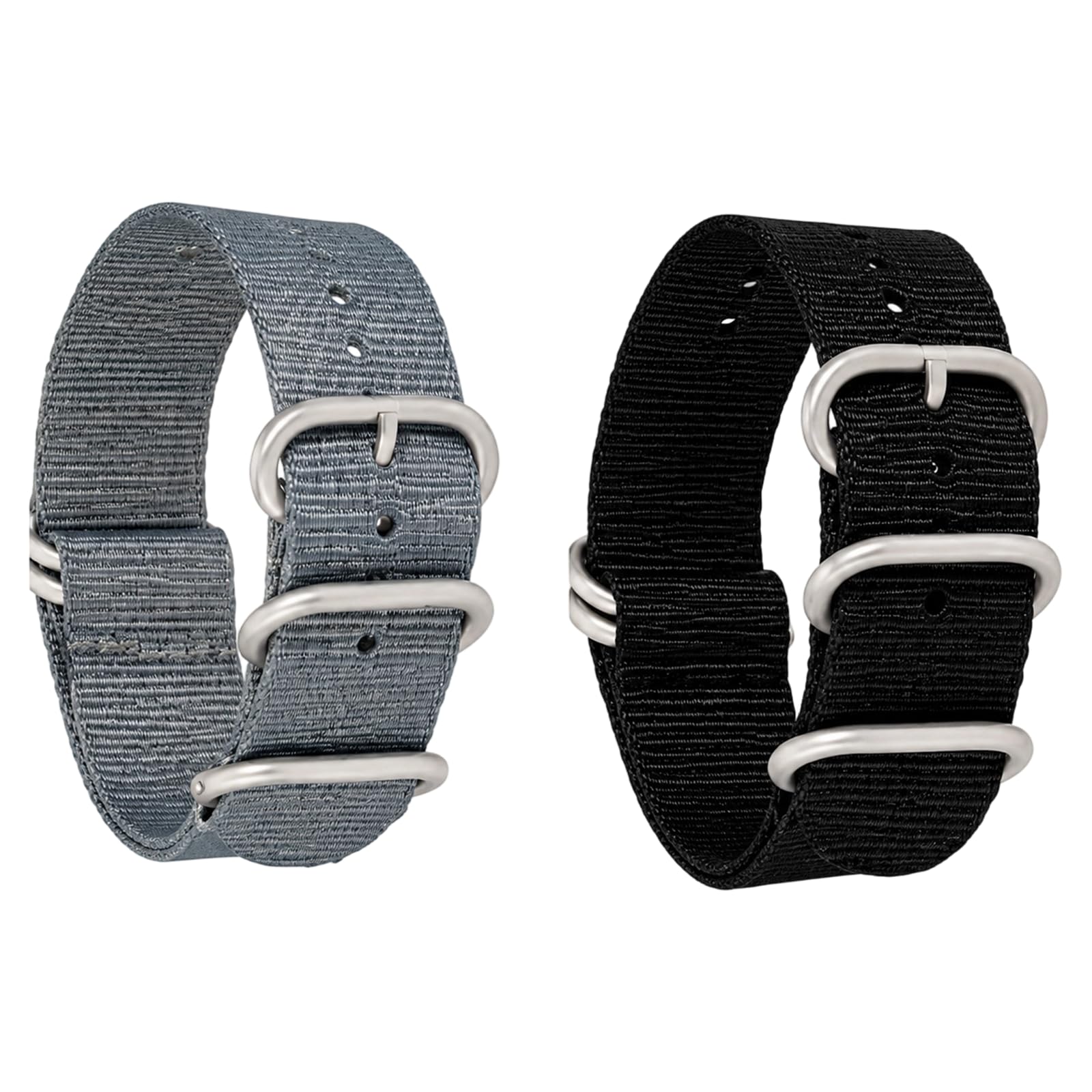 WORUIB 2Pcs Replacement Strap, Nylon Wrist Bands, It Band Strap for Fitness Tracking, 26x2 cm Size, Two Pack Set