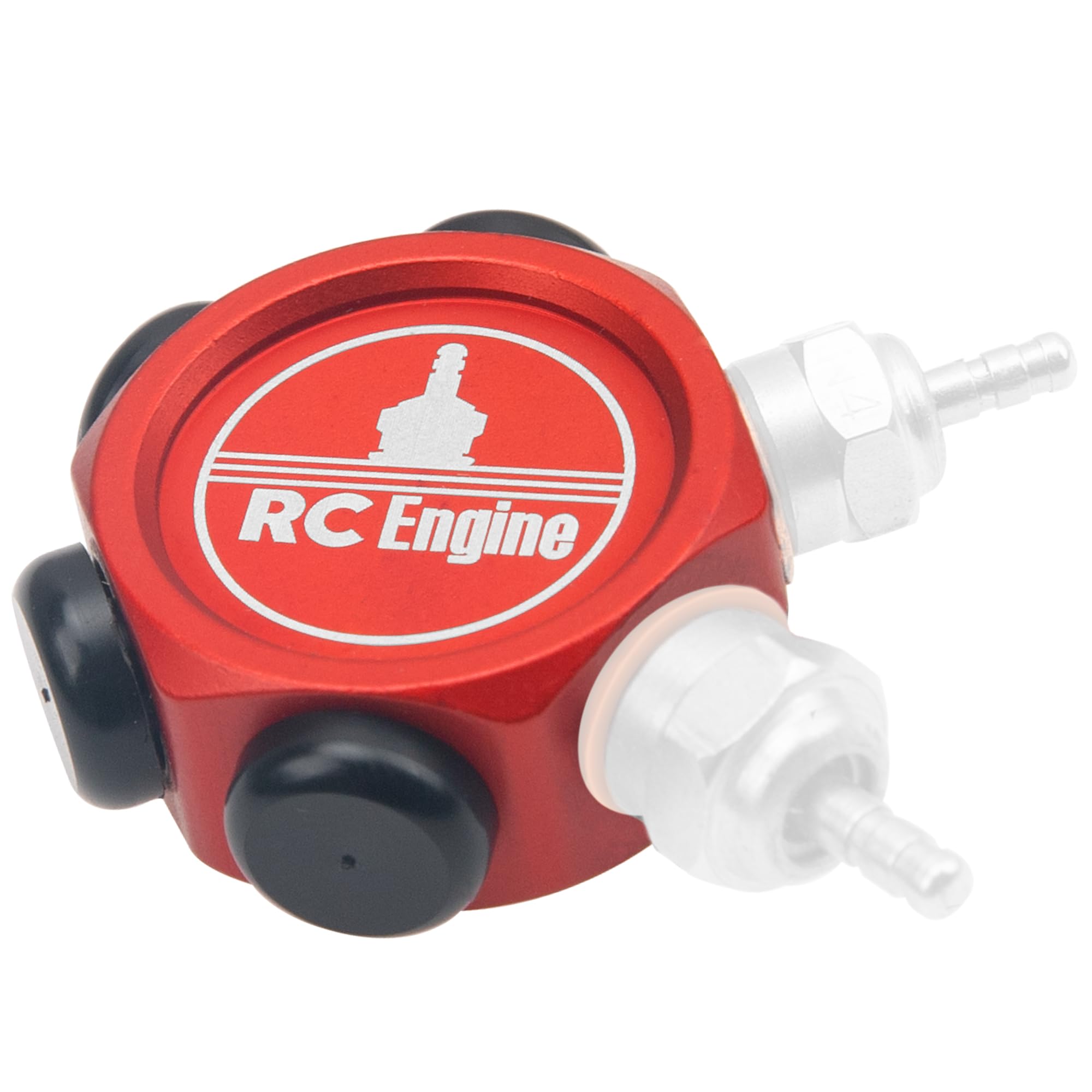 Vgoohobby Spark Glow Plug Storage Container Tools Compatible with Redcat HSP Traxxas Kyosho Nitro Engine 1/10 1/8 RC Buggy Car OS Engines (Red)