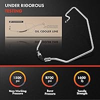 Vista 3 de A-Premium Conjunto de manguera de línea de enfriador de aceite de transmisión automática de entrada y salida compatible con Chevrolet Cruze