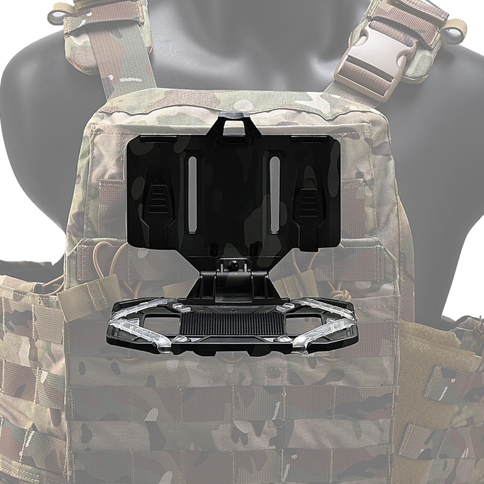 Taktisches zusammenklappbares Navigationsbrett, Taktischer Weste-Telefonhalter, Handyhalterung Weste, Taktische Weste Plattenträger, Navigation Board, Tacticals Plate Carrier Phone Holder