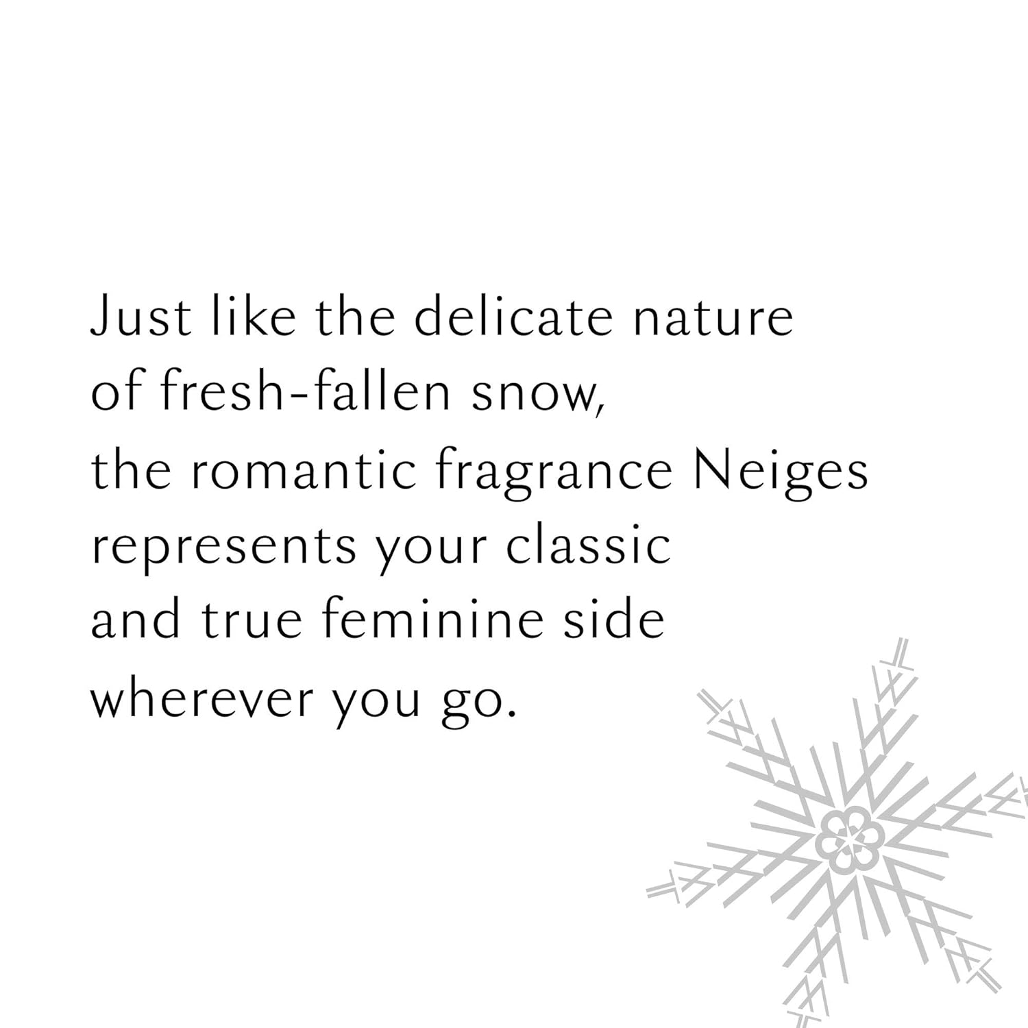 Lise Watier Neiges Eau de Toilette Spray, 3.34 fl oz