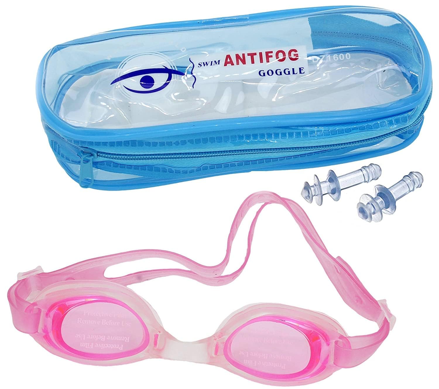 Prime Kids Anti-Fog Swimming Goggles for Toddler Waterproof Anti-UV Clear Vision Water Pool Goggles for Boys and Girls Pack Of 1 (Pink)-image-33