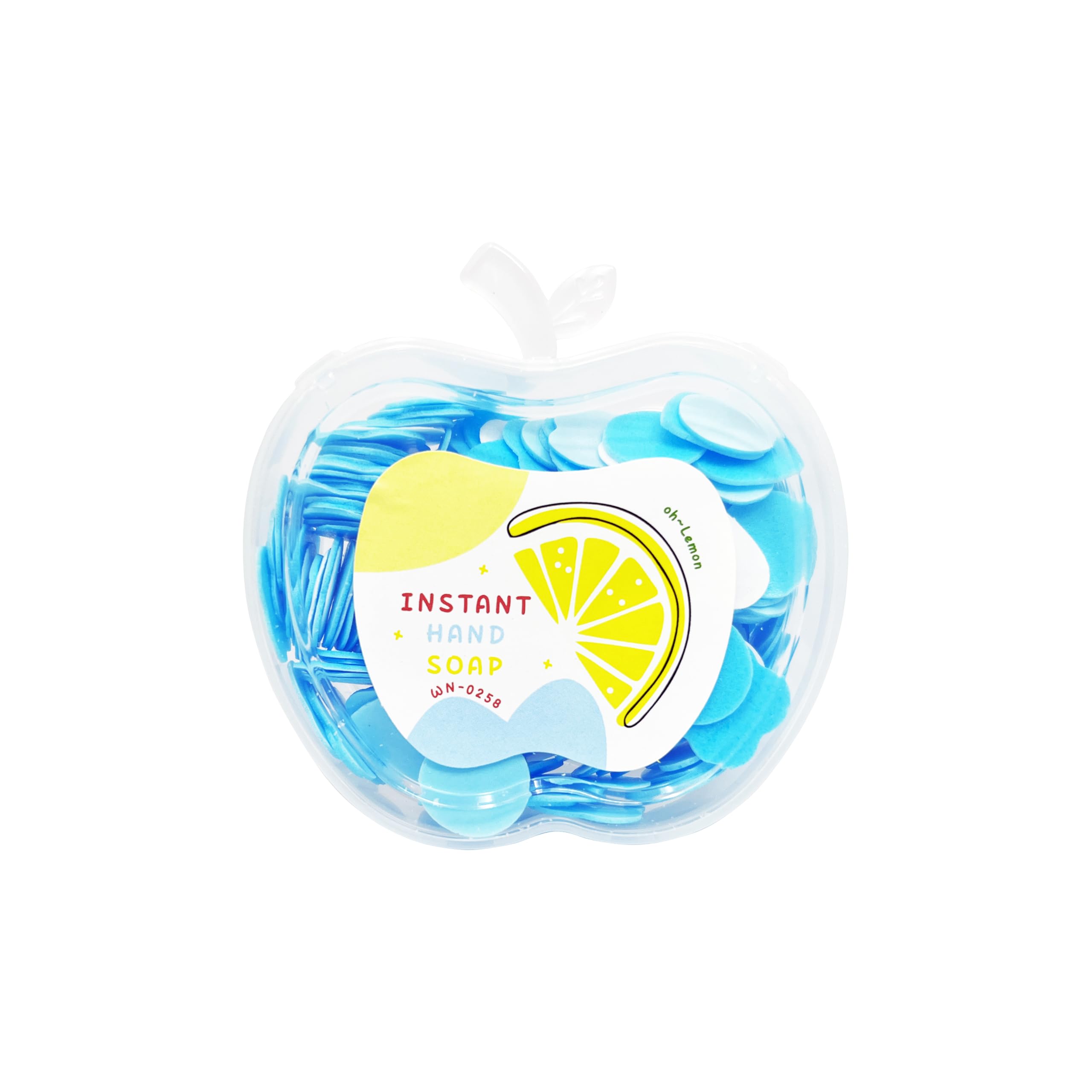 Parteet Paper Soap in a Plastic Box Clean Soft Bath For Travel Paper Soap are Given in Apple Shape Box (Assorted)-image-9