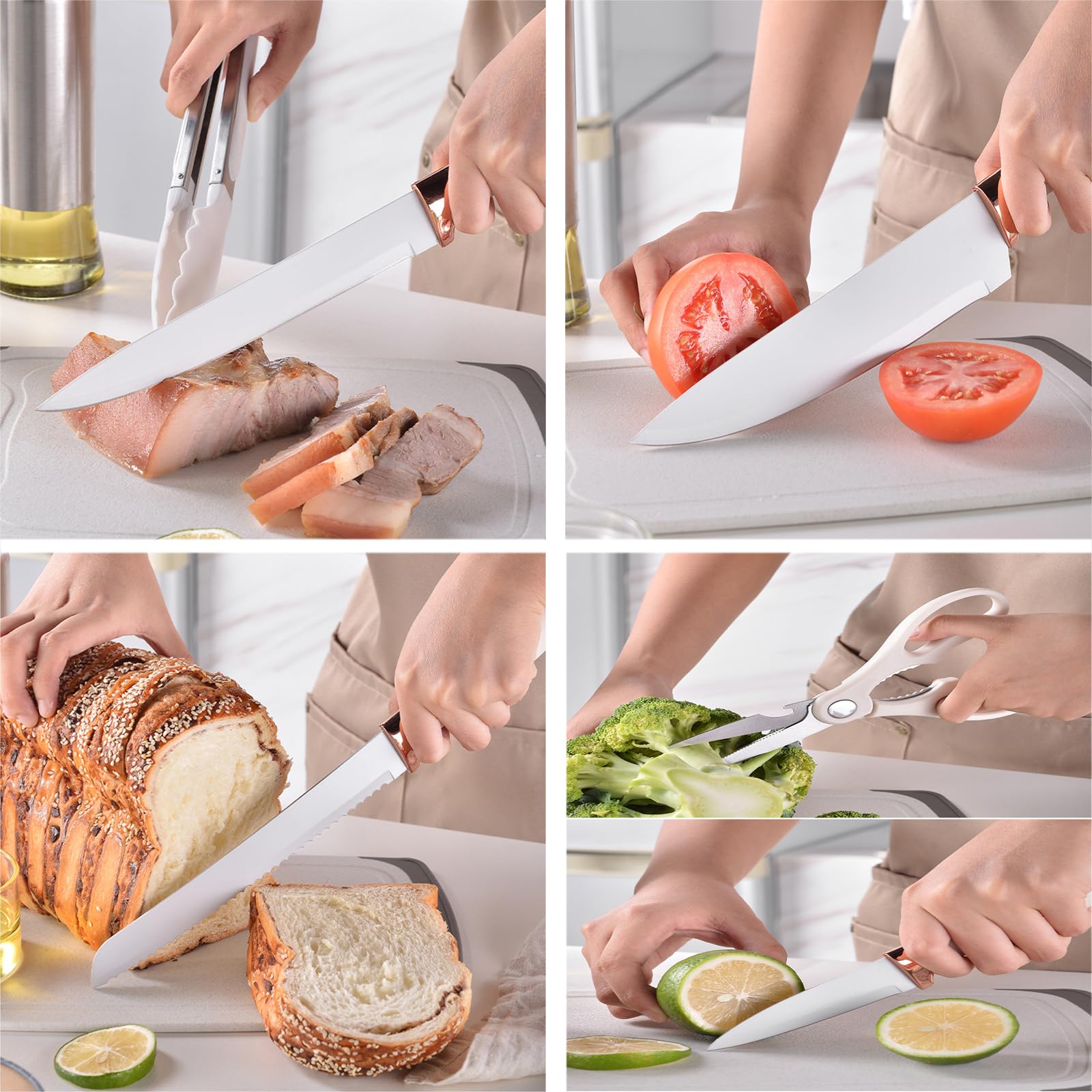 19 Piezas Utensilios De Cocina De Silicona Sin Bpa Herramienta De Cocina Antiadherente Resistente Al Calor Con Mangos De Madera Juego Utensilios De Cocina Silicona Sin BPA,19pcs, Black