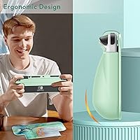 Vista 4 de Fintie Flip Case for Nintendo Switch OLED Model - Screen Safe Slim Protective Soft TPU Shell with Magnetically Detachable Front Cover & Ergonomic