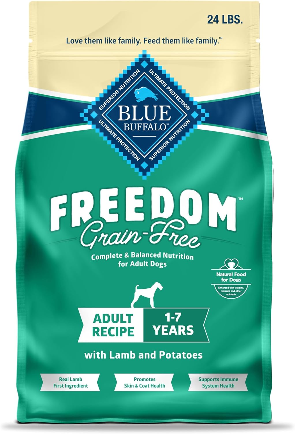Blue Buffalo Freedom Grain-Free Dry Dog Food,...