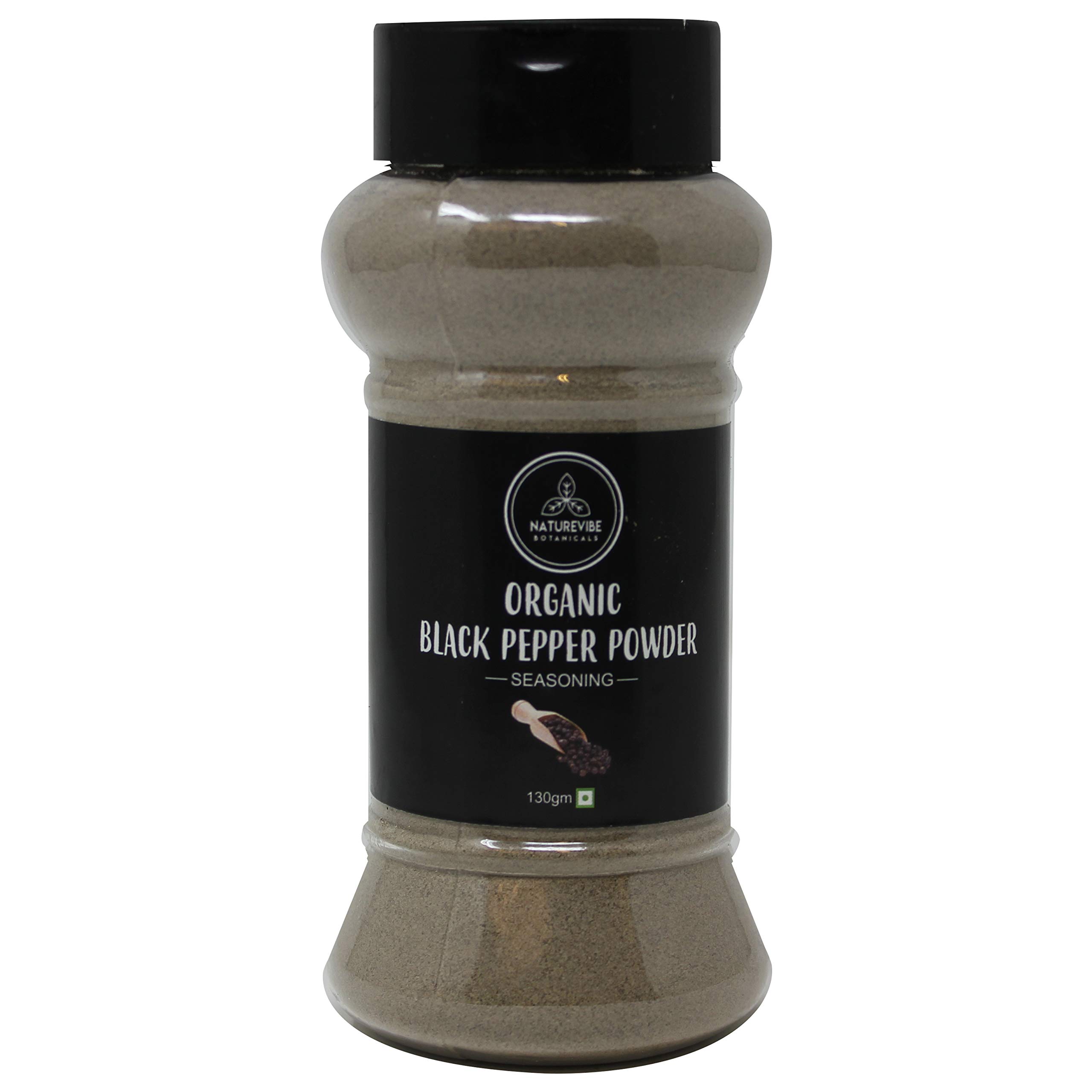Naturevibe Botanicals Organic Black Pepper Powder - 130g (B07ZH522HY) Amazon Price History, Amazon Price Tracker