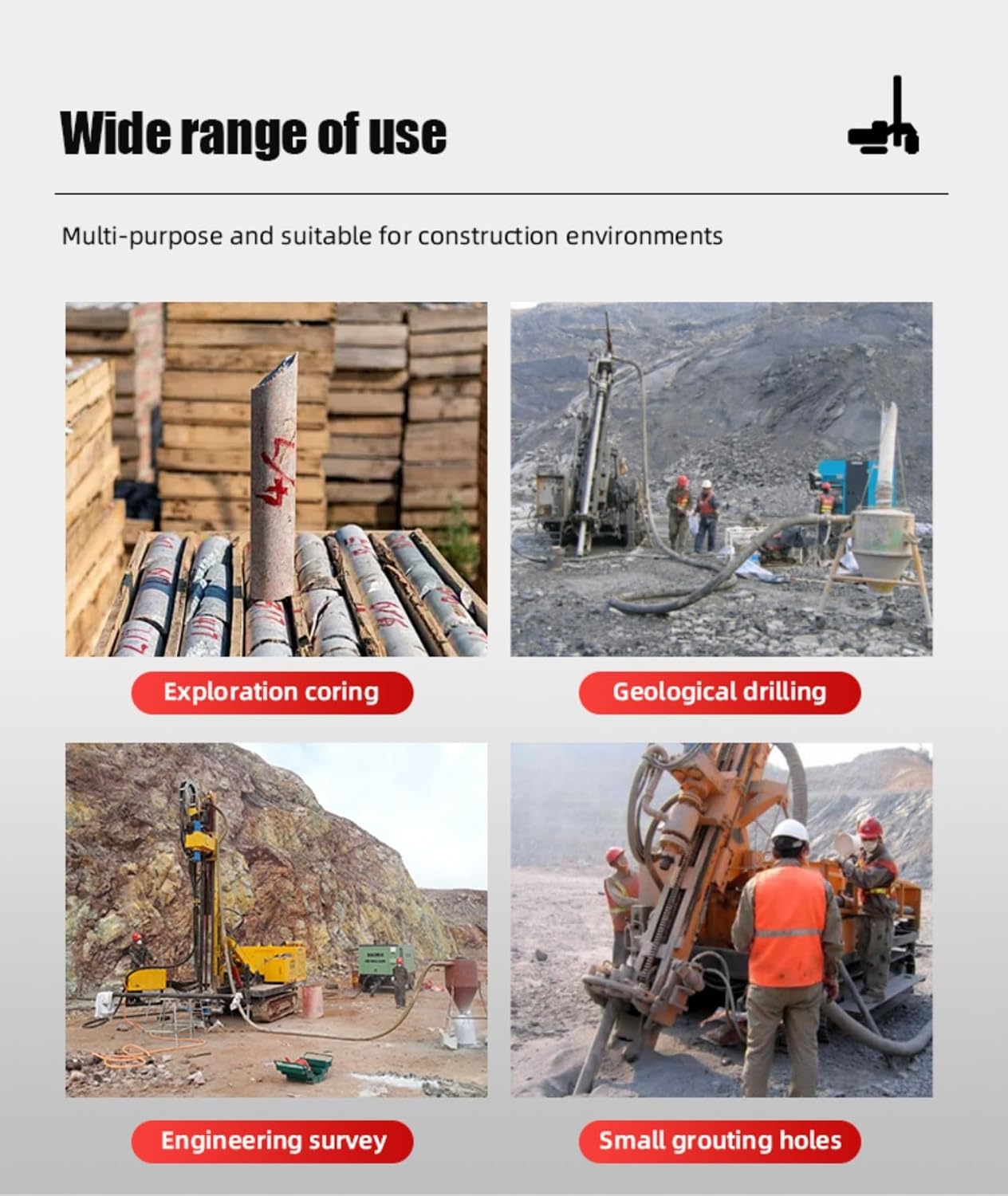 Reverse Circulation Drilling Rig for Deep and Large Diameter Holes Flexible Configuration Customizable Design Stable Operation High Efficiency System for Construction and Mining Projects