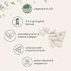 Citrato de magnesio Micro Ingredients 400mg, 240 cápsulas, con vitamina D3 1000UI y B6, para músculos, corazón y digestión, no transgénico 4