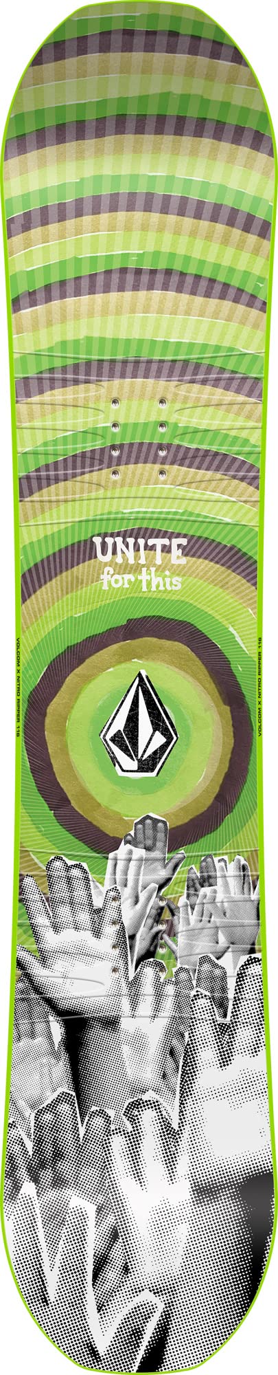 Nitro Softride - Snowboard/Sci Ripper Kids XVOLC '23, Allmountainboard, Twin, Flat-Out Rocker, per bambini