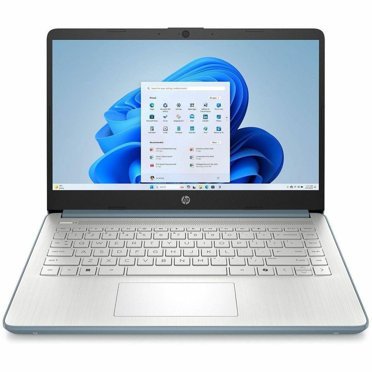 Amazon.com: HP 14-dq6103ds HD Touchscreen Laptop, Intel N150 0.8