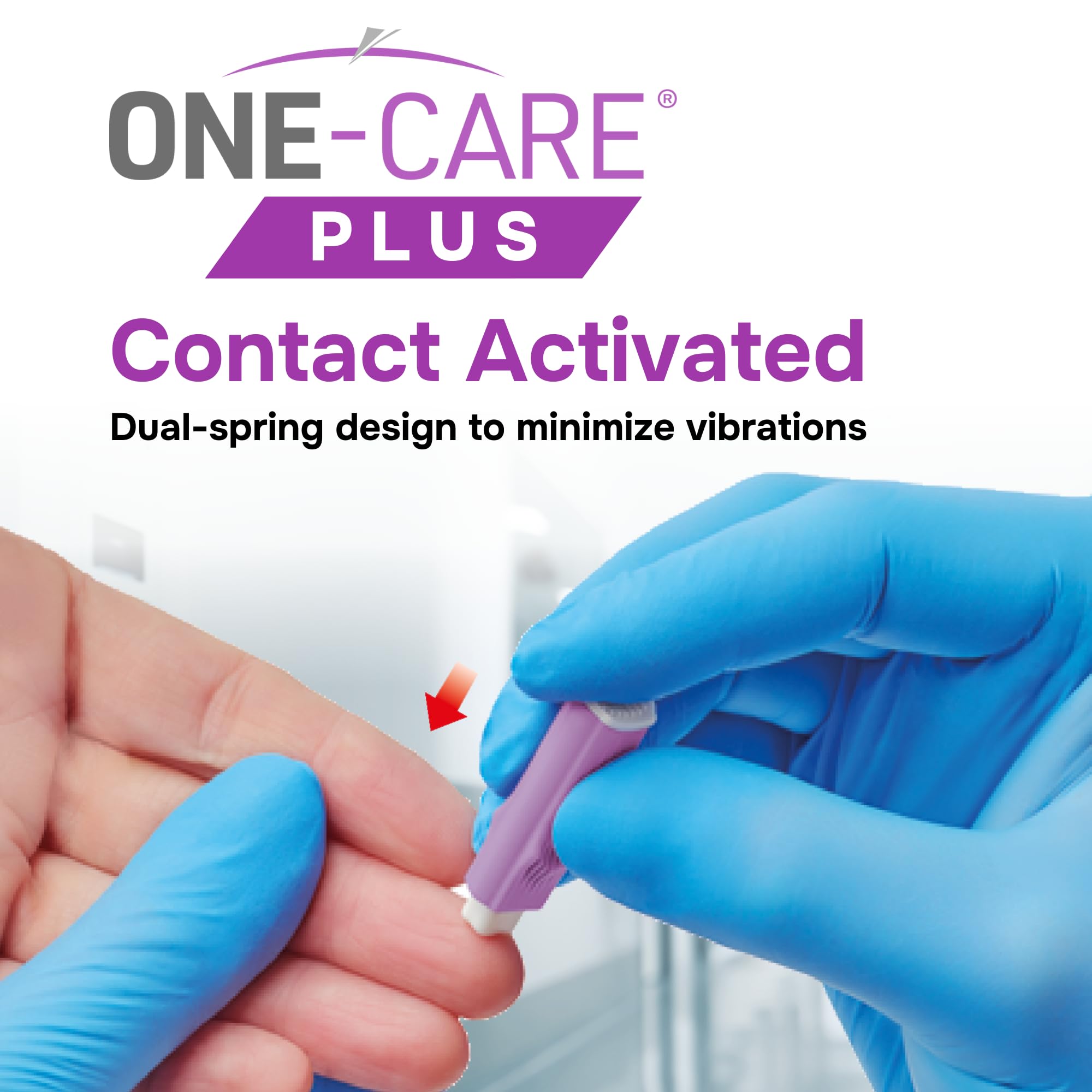 ONE-CARE Safety Lancets - 100 Count -8