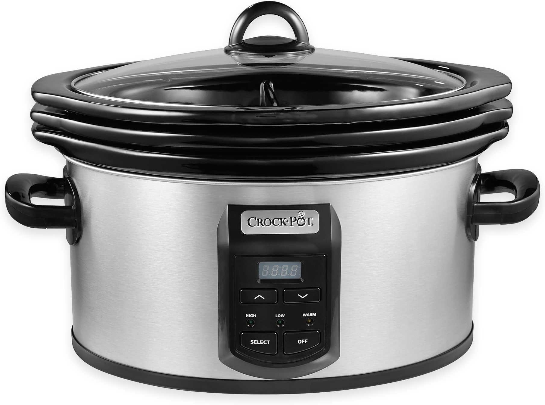 Crock-Pot SCCPVS642-S Choose-A-Crock Programmable Slow Cooker