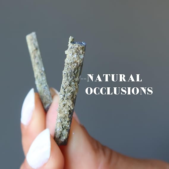 Satin Crystals Stibnite Raw Silver 1.0-1.5 inch