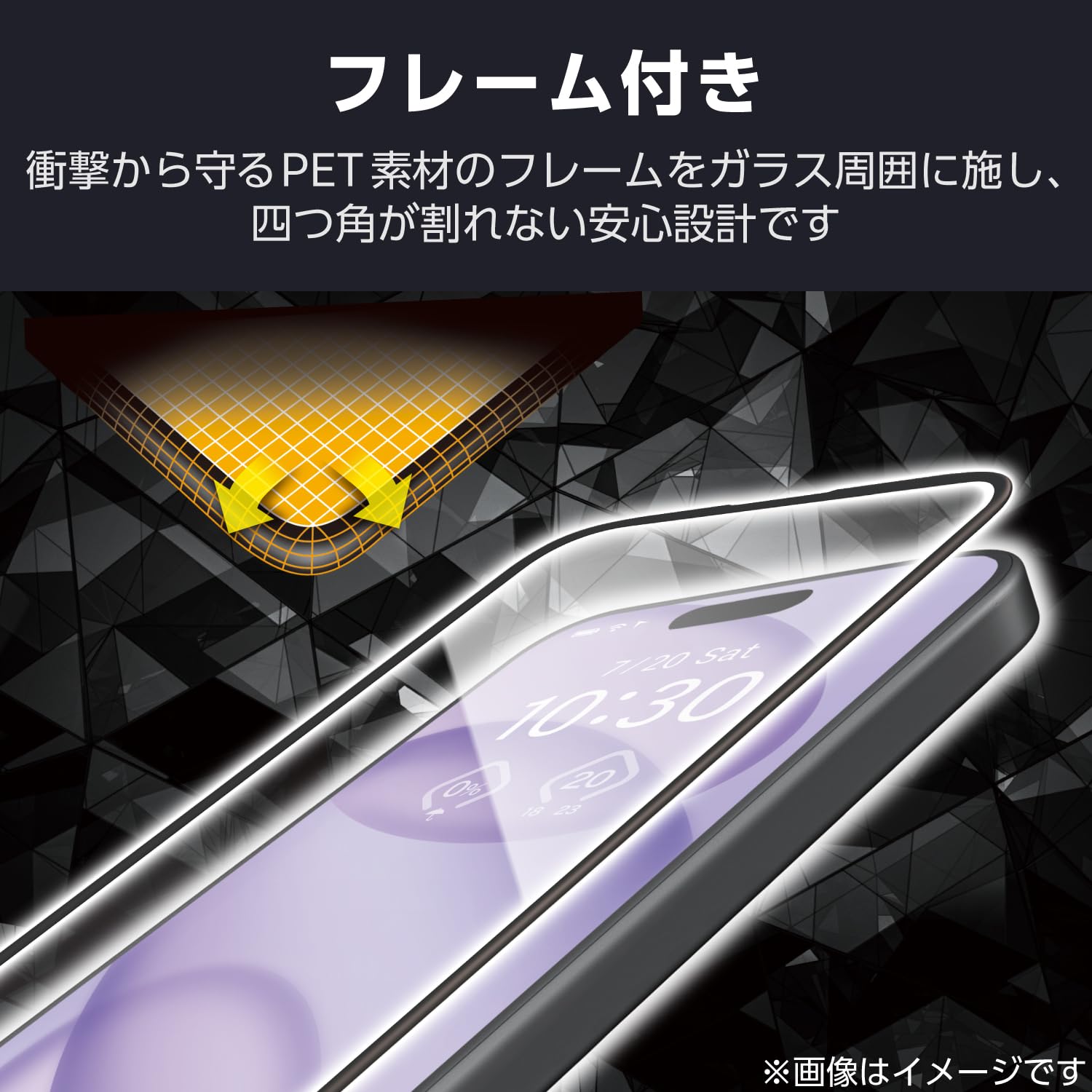 デレラ コマフィルム ジンライ① Amazon | エレコム Xperia 1 VII/Xperia 1 VI ガラスフィルム フレーム