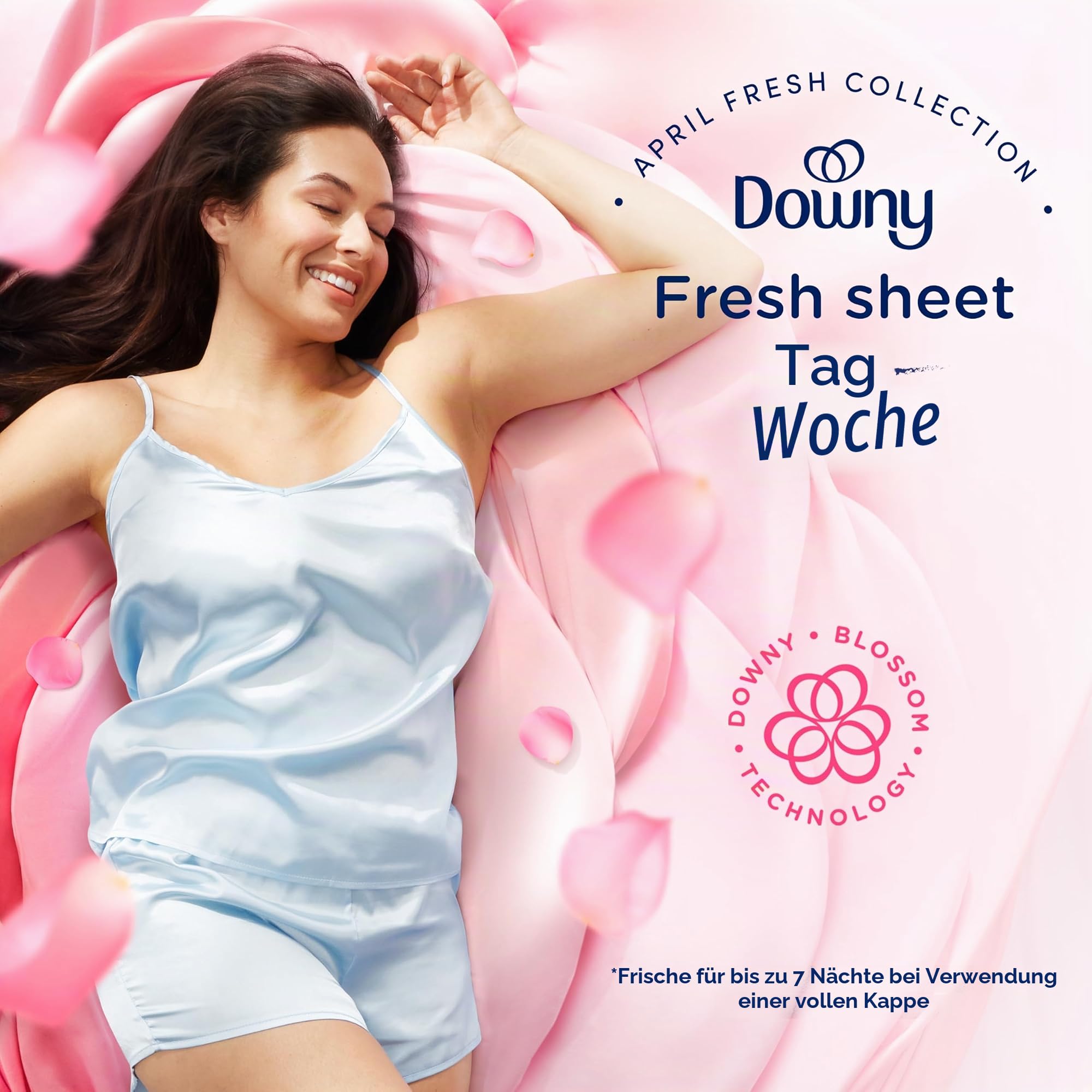 Downy Weichspüler Flüssig, April-frischer Duft, 4,140 ml, 190 Waschladungen, HE-kompatibel